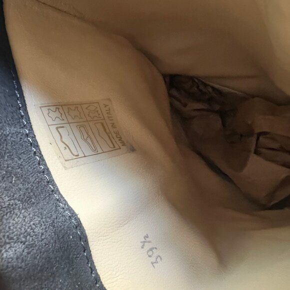 $700 JIMMY CHOO METALLIC CALF COWBOY BOOTS SIZE 39.5 / 9.5 US - Picture 11 of 11